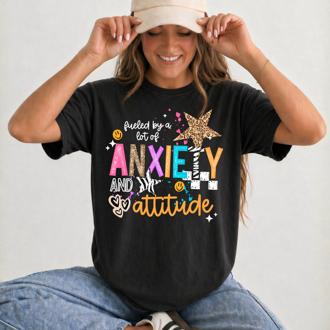 Anxiety And Attitude Black mockup