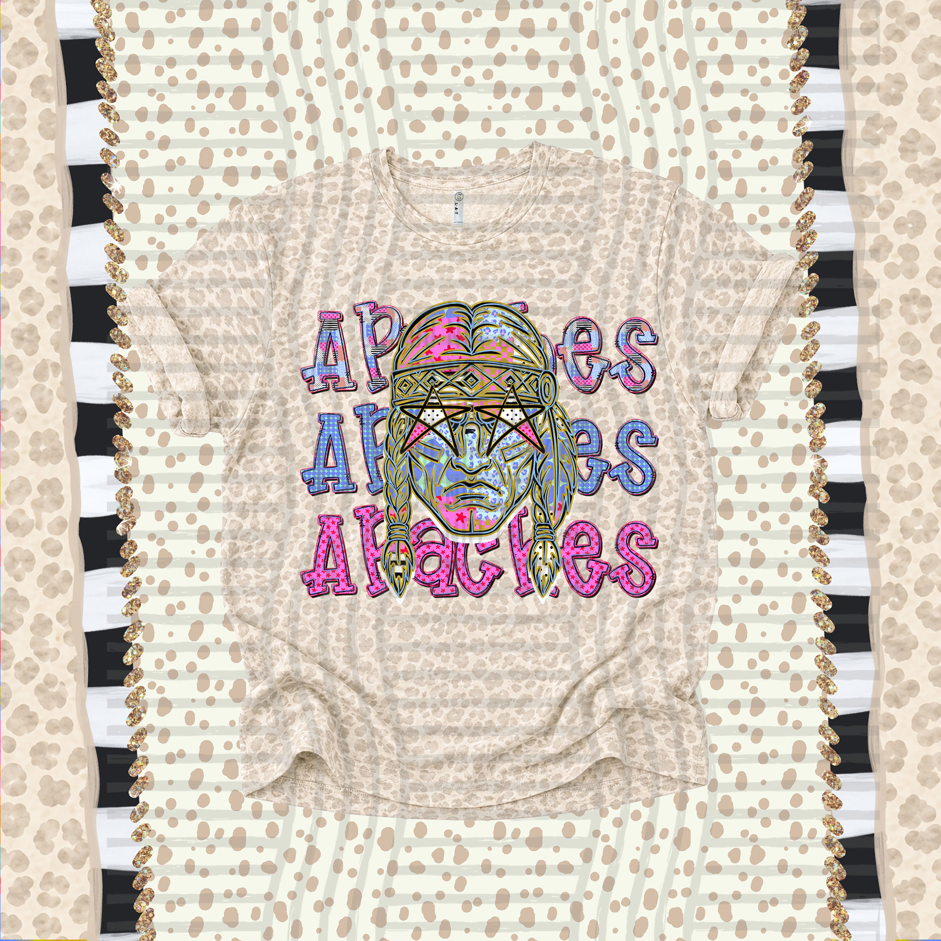 Dolly Doodle Mascots Apaches design