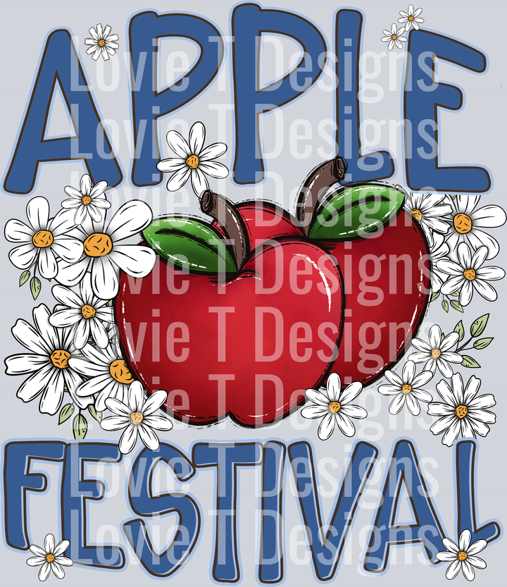 Apple Festival Festival DTF transfer design