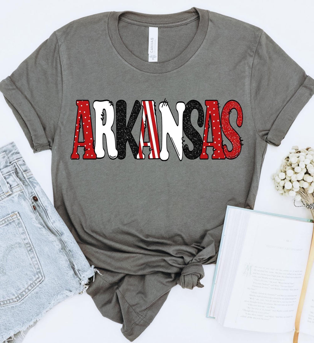 Arkansas Patchwork DTF transfer design – image 1
