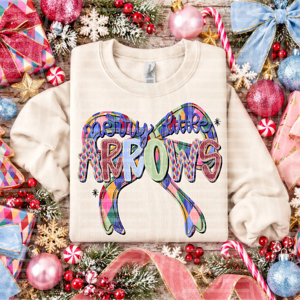 Merry Little Mascots Arrows design