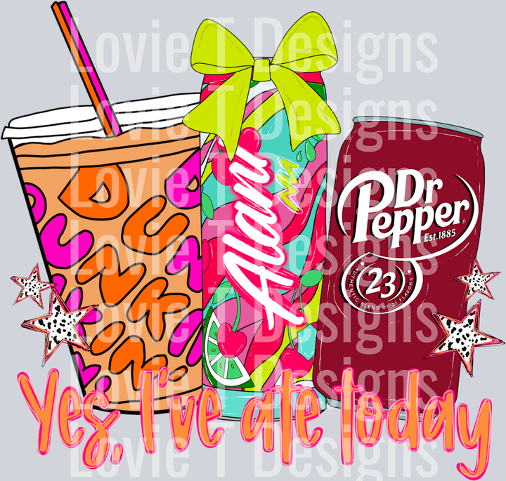 Ate today Dunkin' Alan do pep