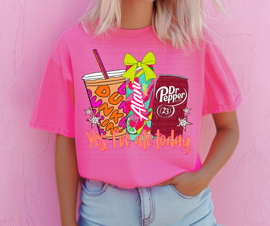 ATE TODAY DUNKIN' ALAN DO PEP