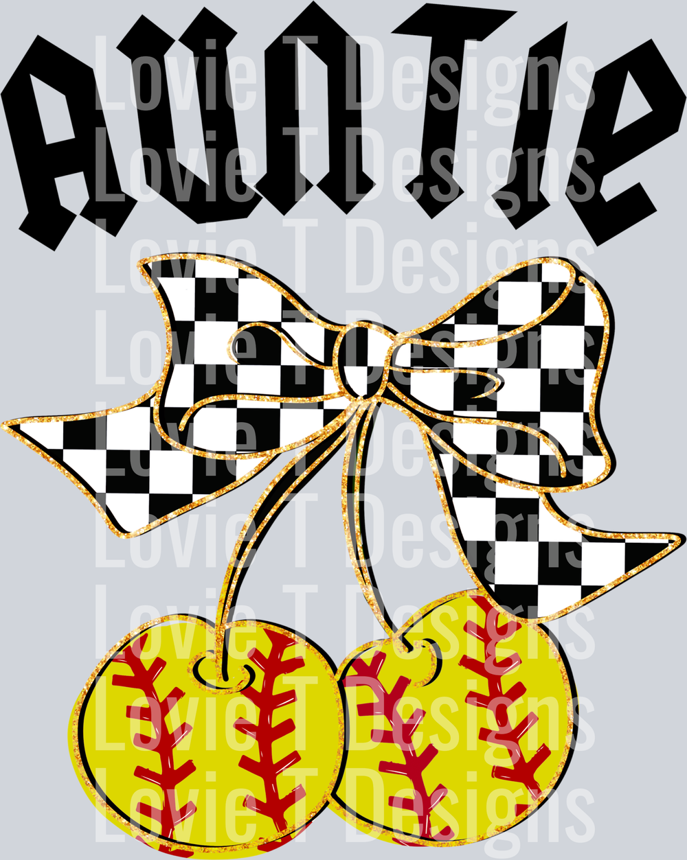 Auntie Softball Cherries
