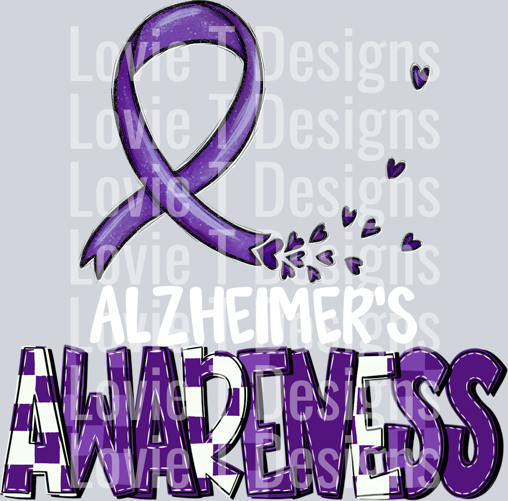 Awareness ALZHEIMERS White
