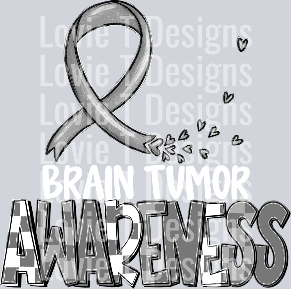 Awareness Brain Tumor White