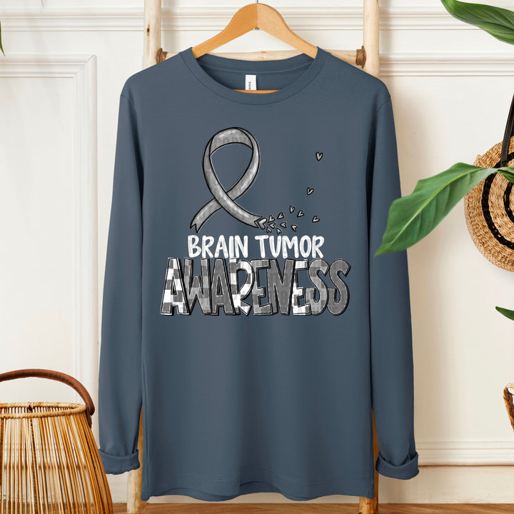 AWARENESS BRAIN TUMOR WHITE