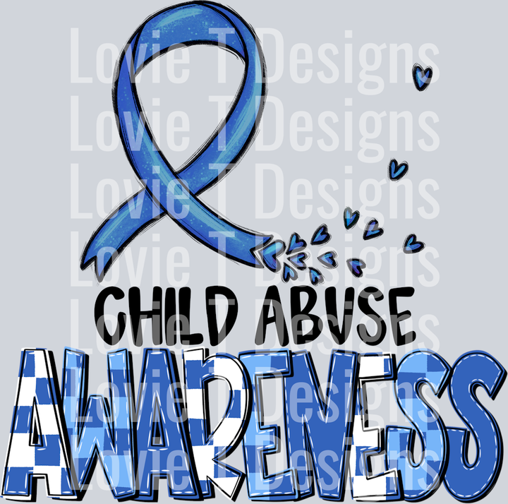 Awareness Child Abuse Blk
