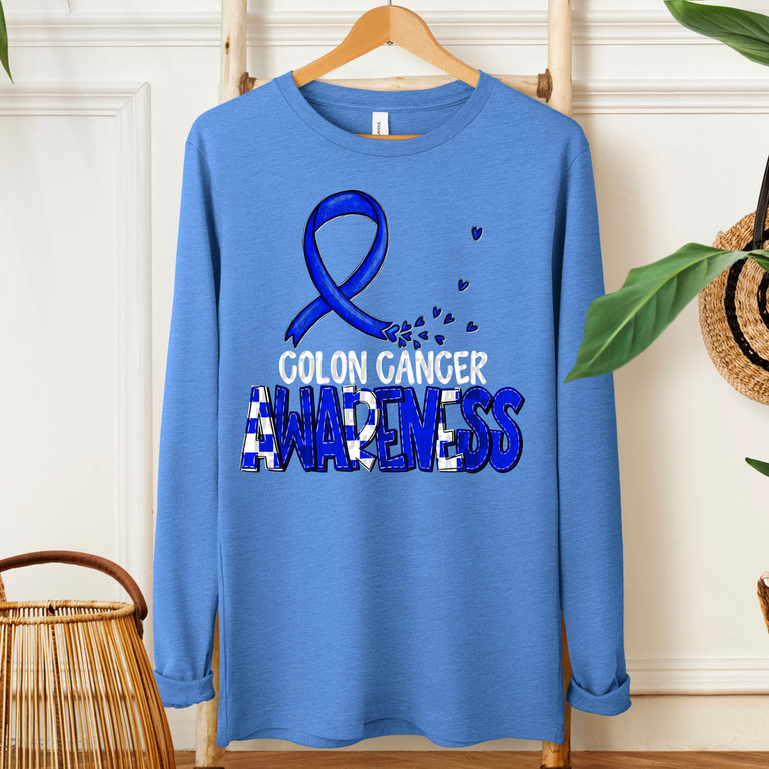 AWARENESS COLON CANCER WHITE
