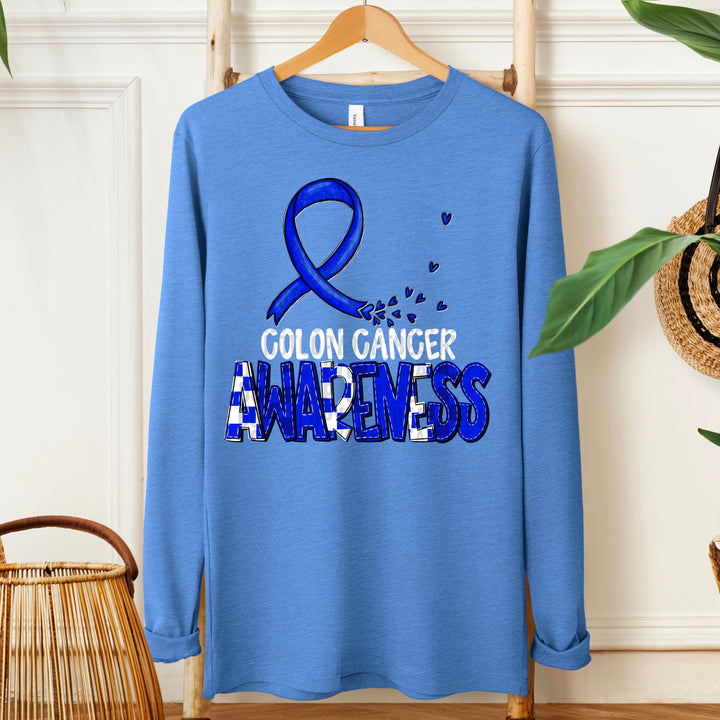 AWARENESS COLON CANCER WHITE