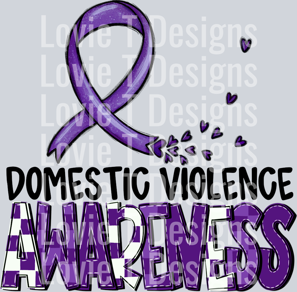 Awareness Domestic Violence Blk