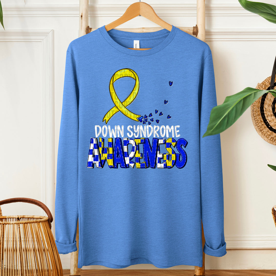 AWARENESS DOWN SYNDROME WHITE