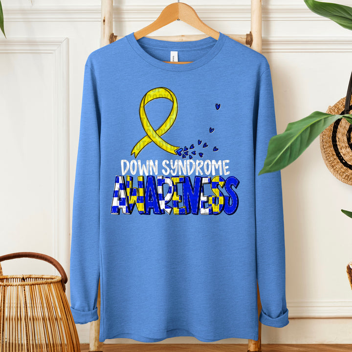 AWARENESS DOWN SYNDROME WHITE