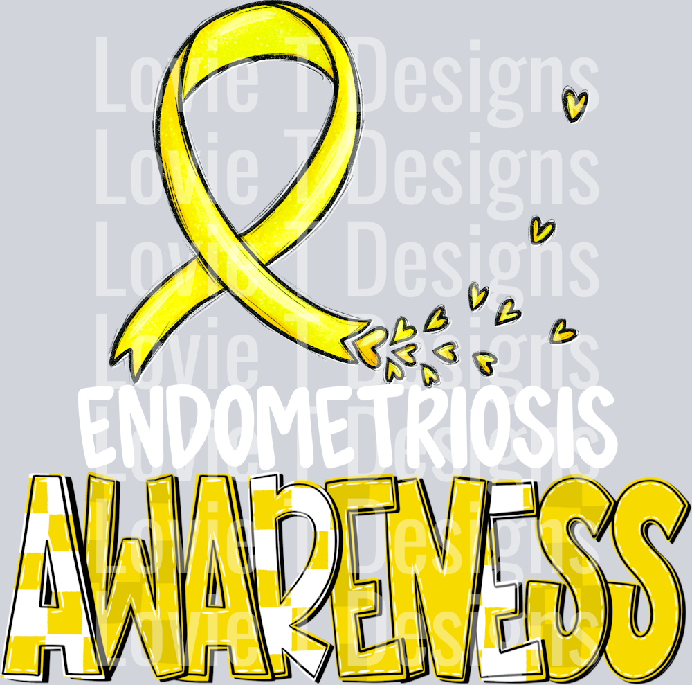 Awareness Endometriosis White