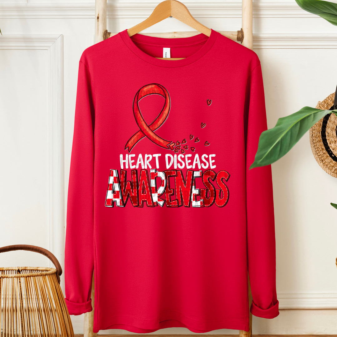 AWARENESS HEART DISEASE WHITE