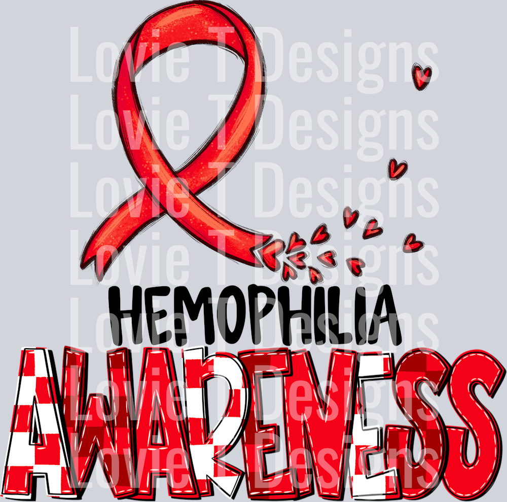 Awareness Hemophilia Blk