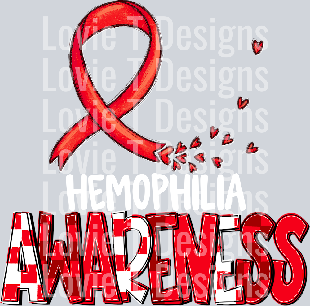 Awareness Hemophilia White