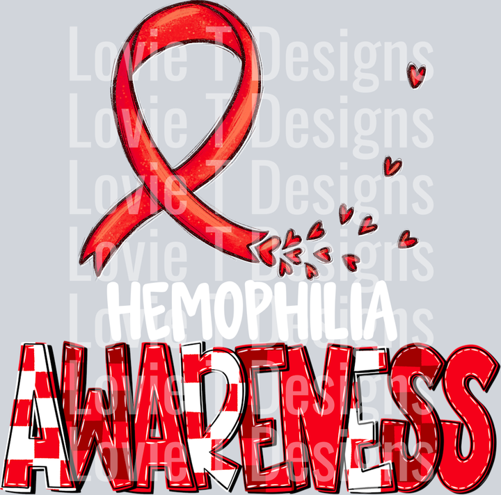 Awareness Hemophilia White