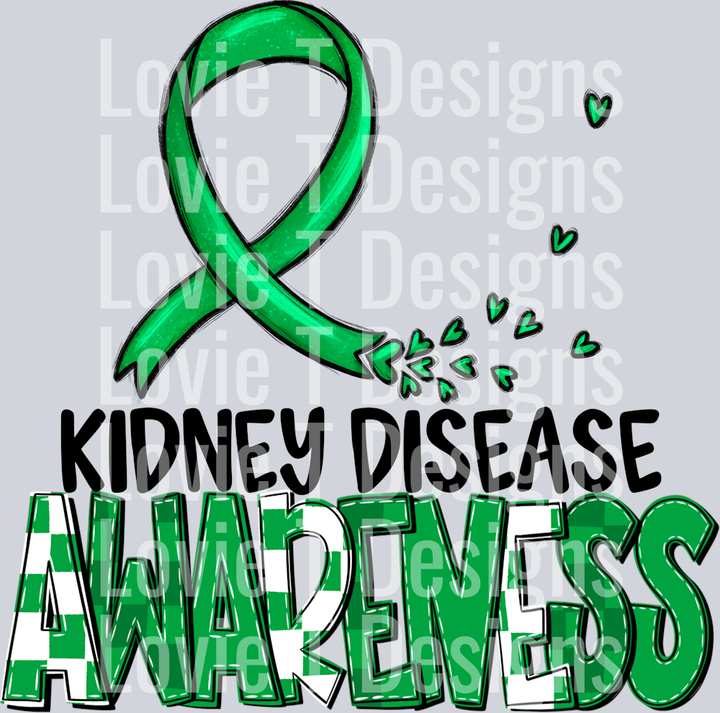 Awareness Kidney Disease Blk