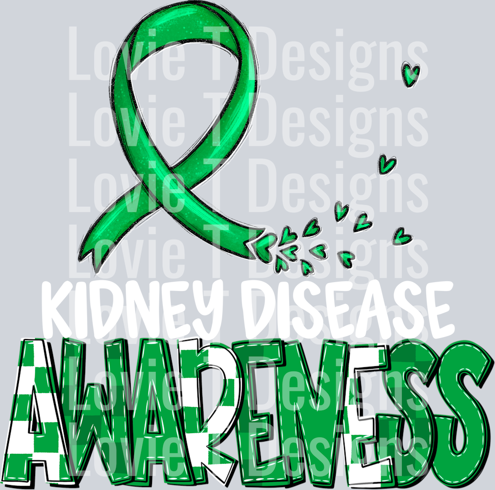 Awareness Kidney Disease White