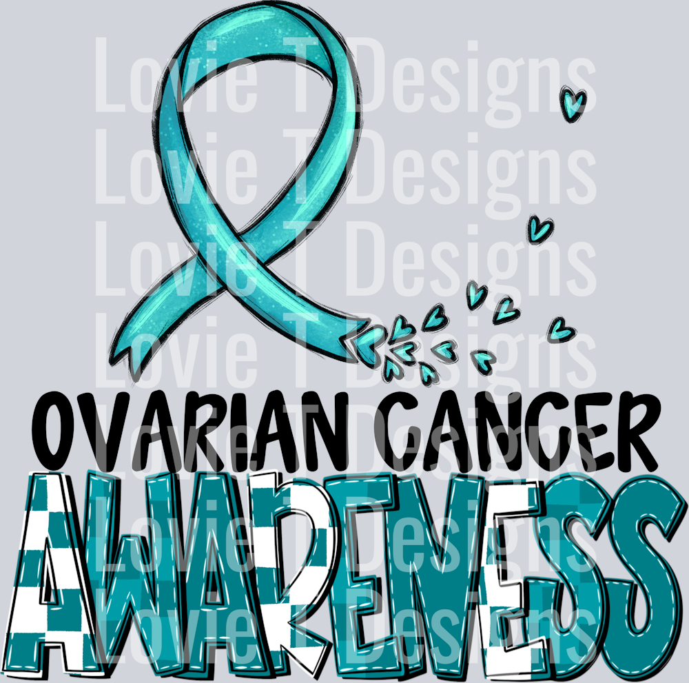 Awareness Ovarian Cancer Blk