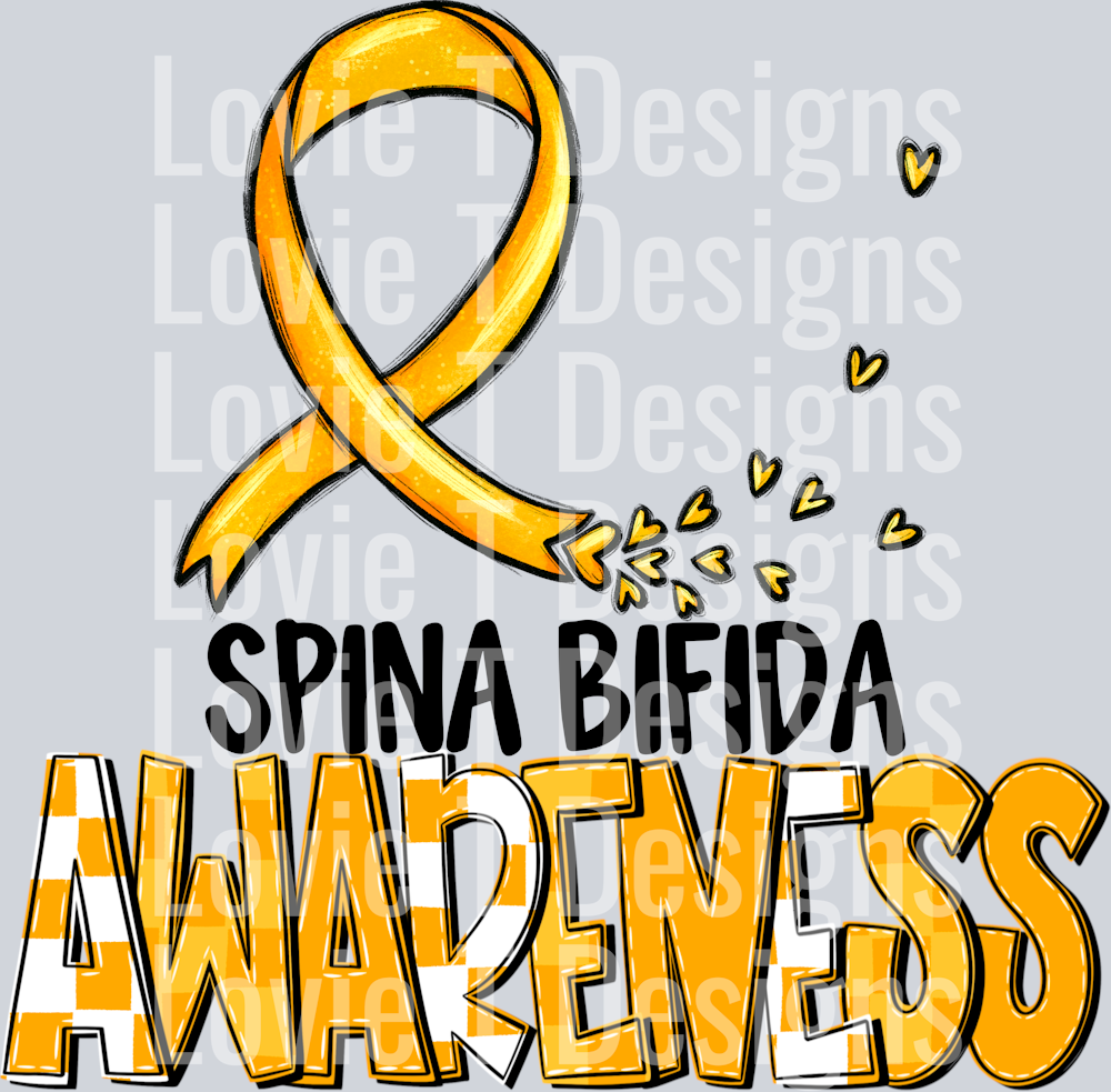 Awareness Spina Bifida Blk
