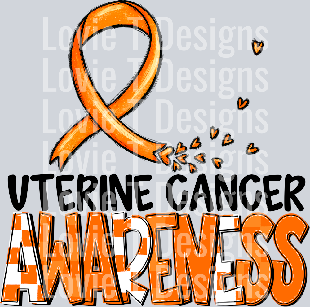 Awareness Uterine Cancer Blk