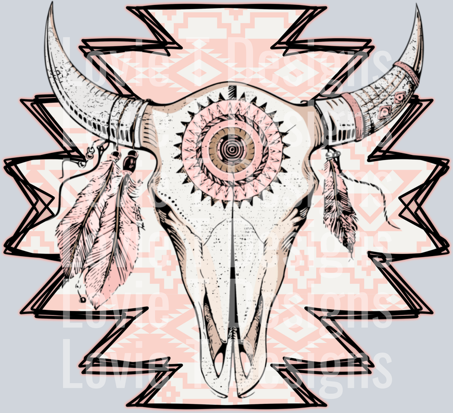 Aztec Bull Pink