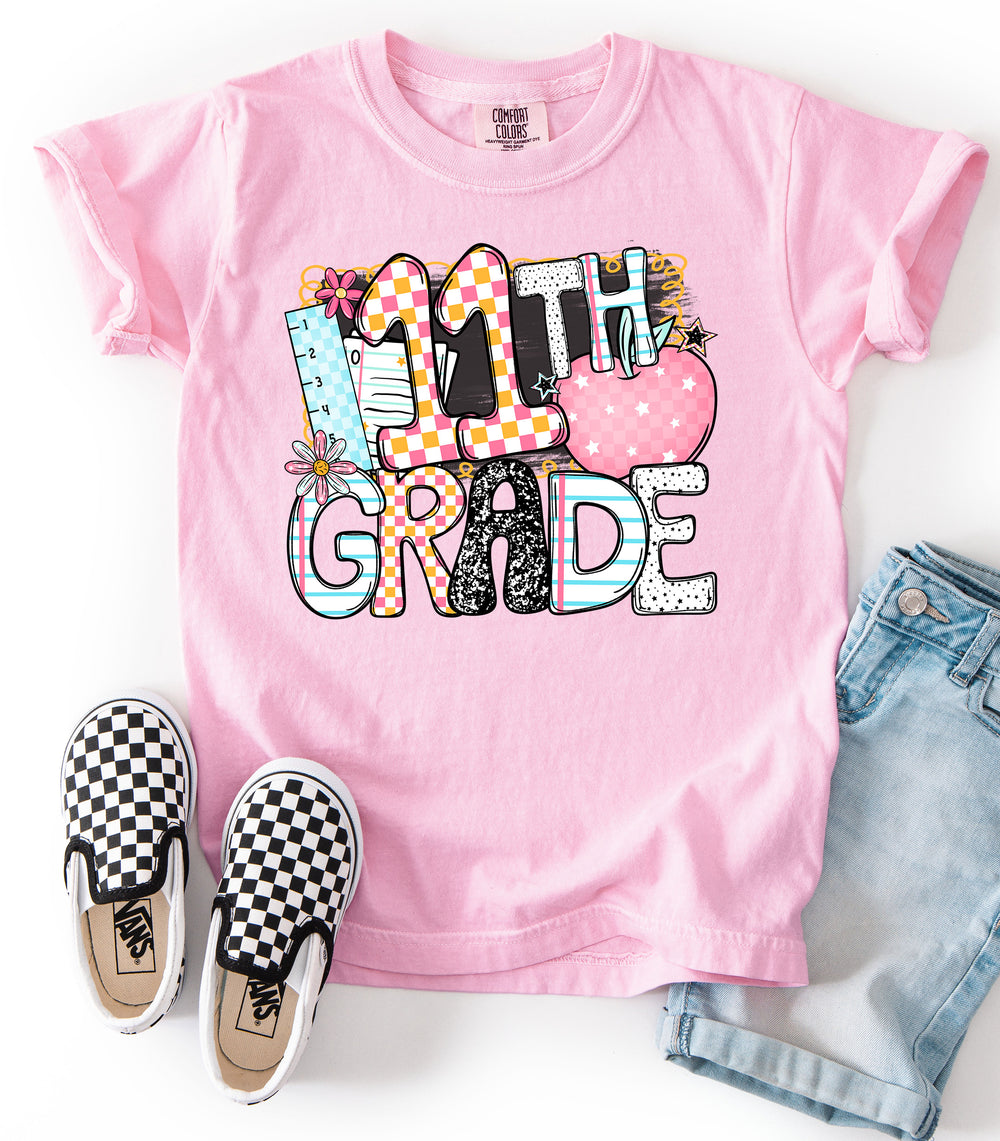 B2s Grade Levels Apple 11Th Grade DTF transfer design – image 1