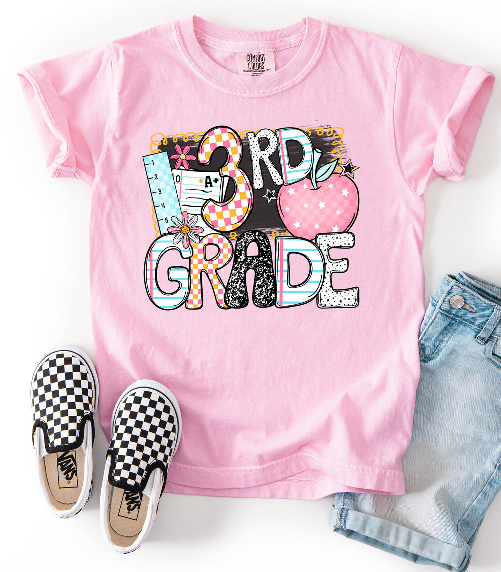 B2s Grade Levels Apple 3Rd Grade DTF transfer design – image 1