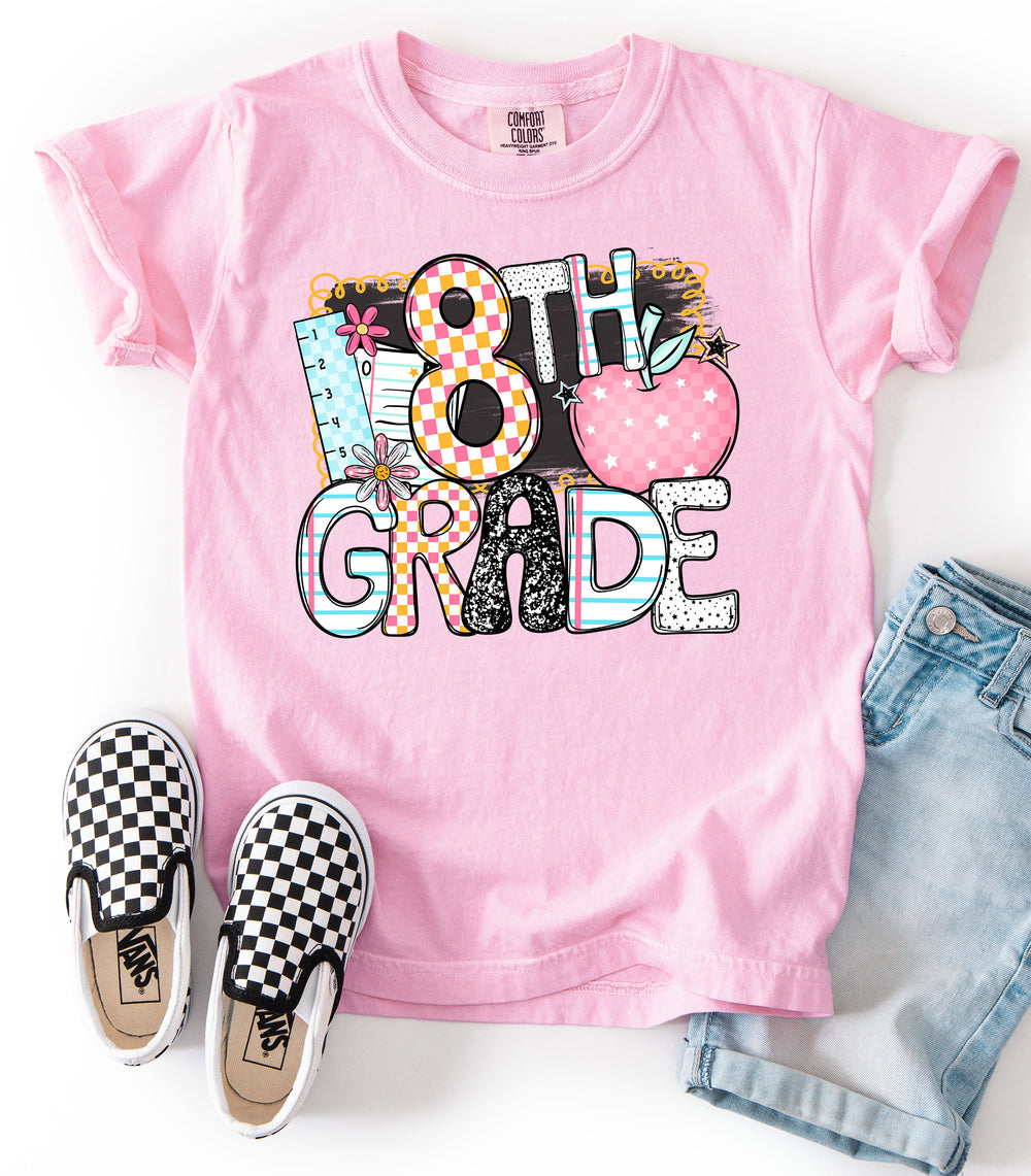B2s Grade Levels Apple 8Th Grade DTF transfer design – image 1