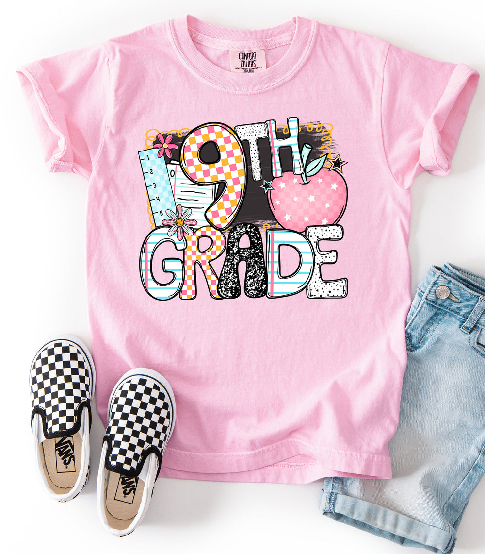 B2s Grade Levels Apple 9Th Grade DTF transfer design – image 1