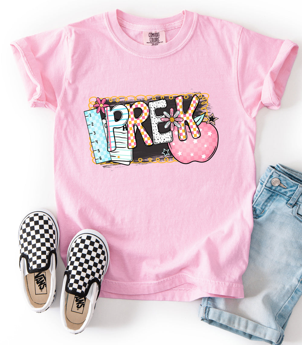 B2s Grade Levels Apple Pre K DTF transfer design – image 1