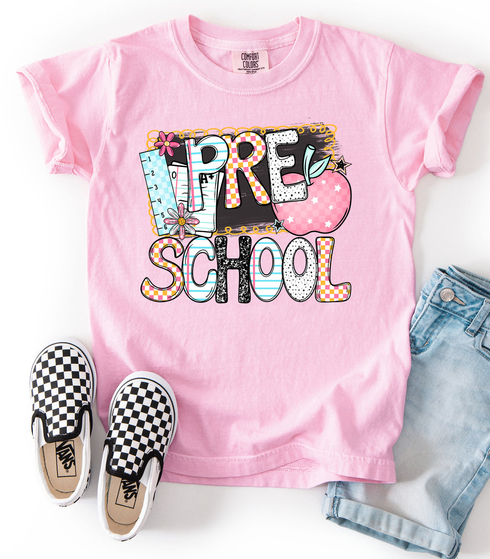 B2s Grade Levels Apple Preschool DTF transfer design – image 1