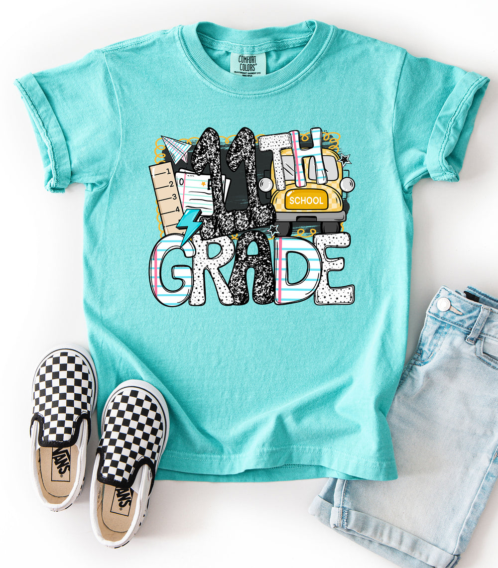 B2s Grade Levels Bus 11Th Grade DTF transfer design – image 1