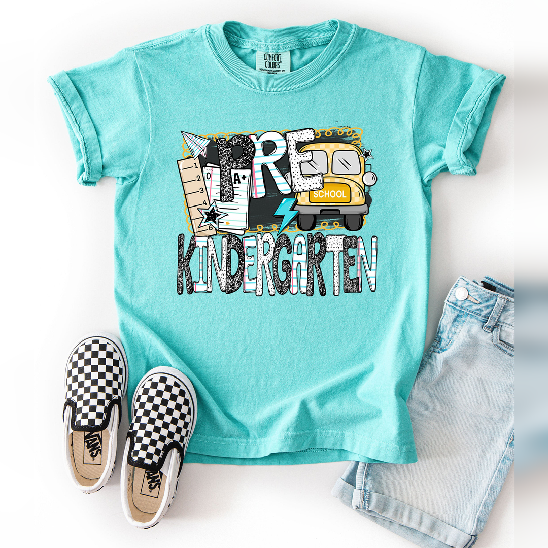 B2s Grade Levels Bus Pre Kindergarten – DTF Transfer