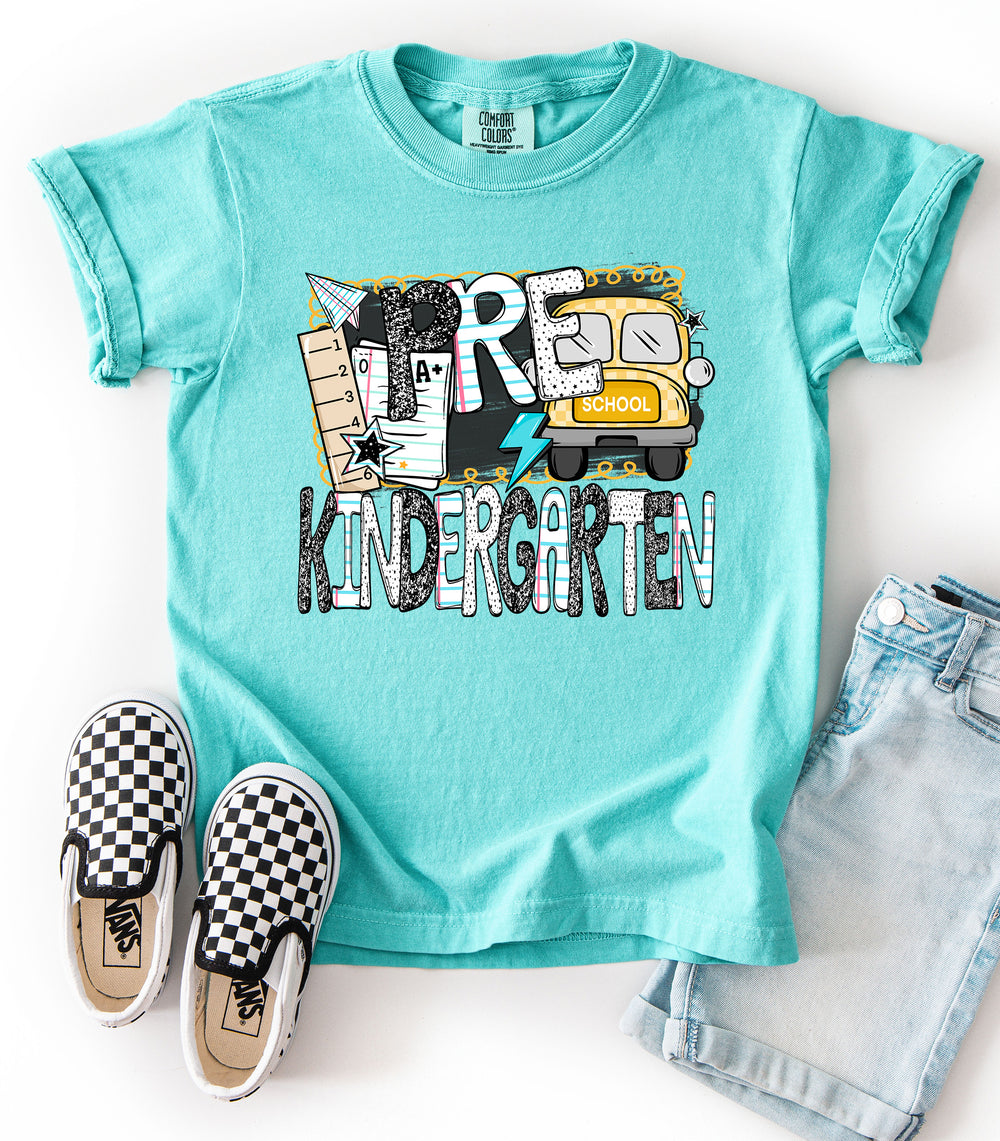 B2s Grade Levels Bus Pre Kindergarten DTF transfer design – image 1