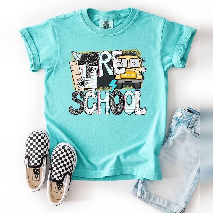 B2s Grade Levels Bus Preschool – DTF Transfer