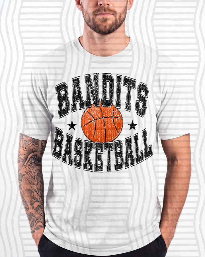 Bandits Basketball Varsity Mascots DTF transfer