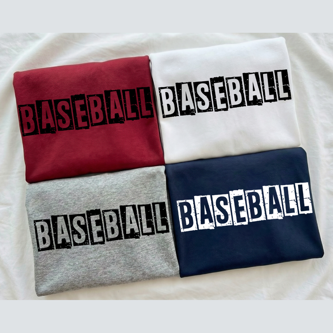 Baseball Black Block – DTF Transfer – product image