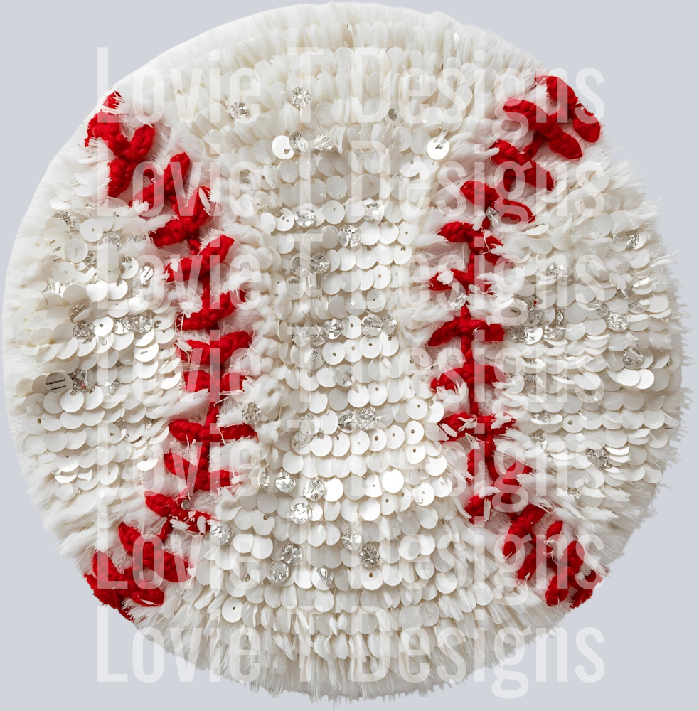 BASEBALL FAUX YARN