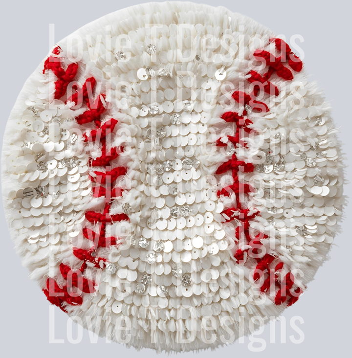 BASEBALL FAUX YARN
