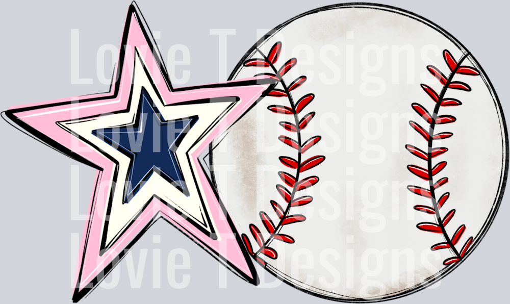Baseball Mom_NAVY Pink Pocket