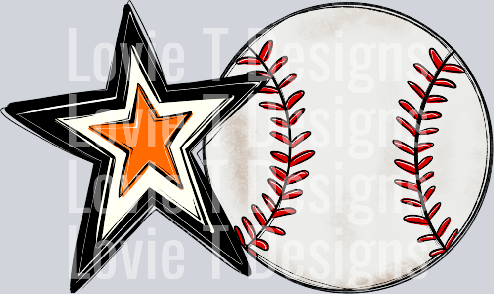 Baseball Mom_Orange BLACK Pocket