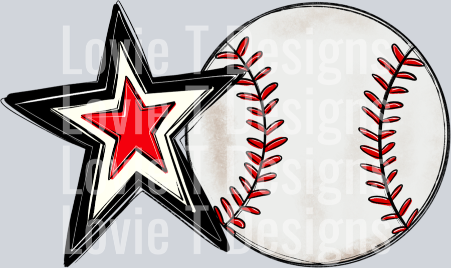 Baseball Mom_Red BLACKPocket