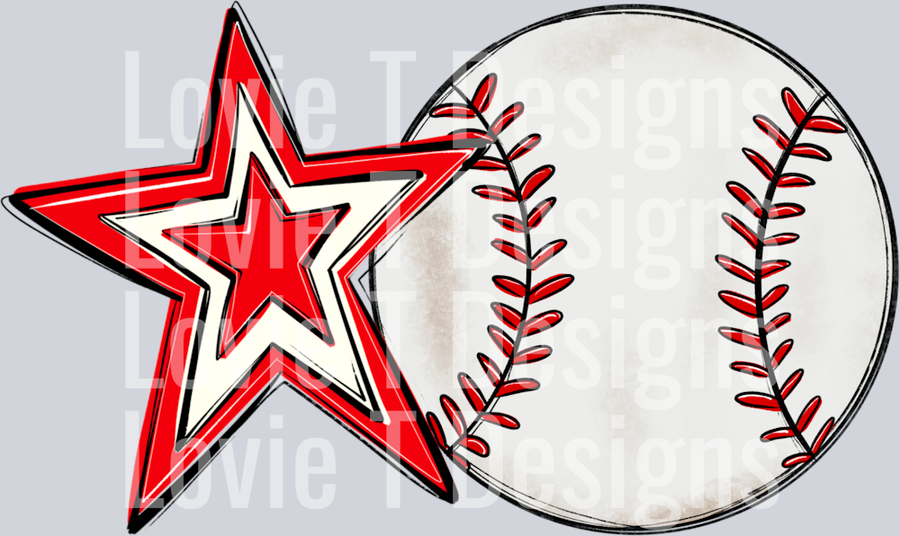 Baseball Mom_Red White Pocket