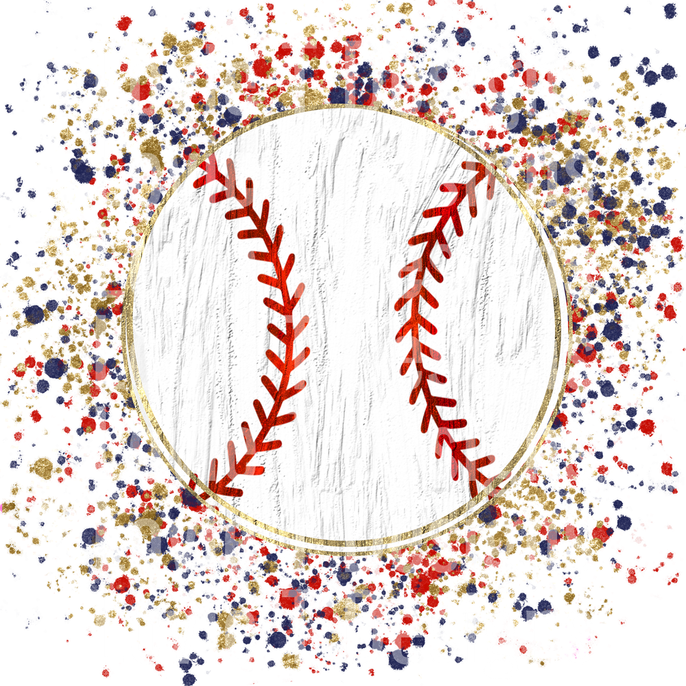 BASEBALL PAINT SPLATTER