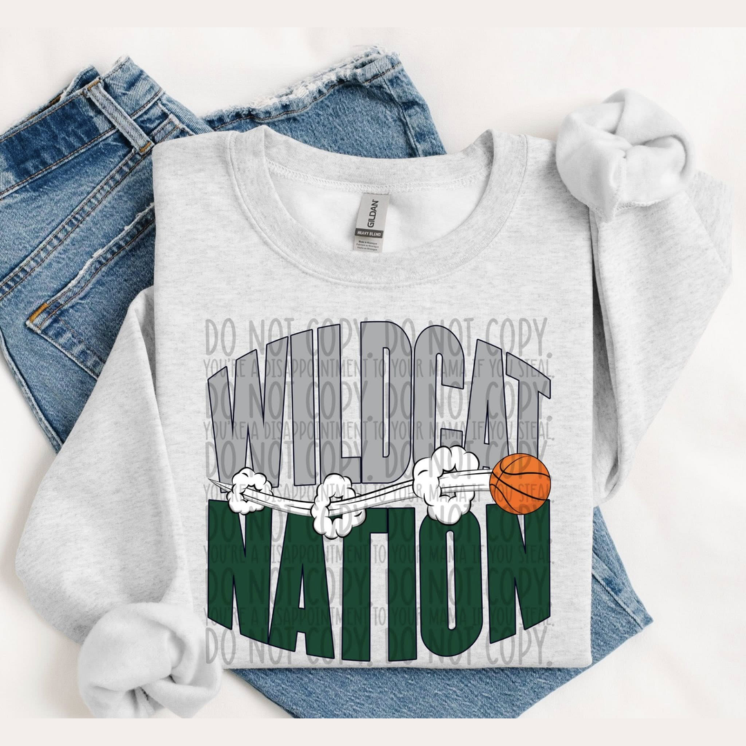 Basketball Mascot Nation – DTF Transfer – product image