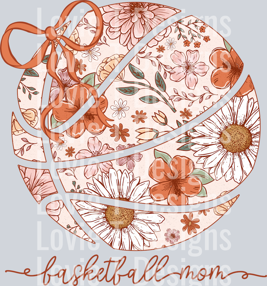 Basketball Mom Coquette Floral