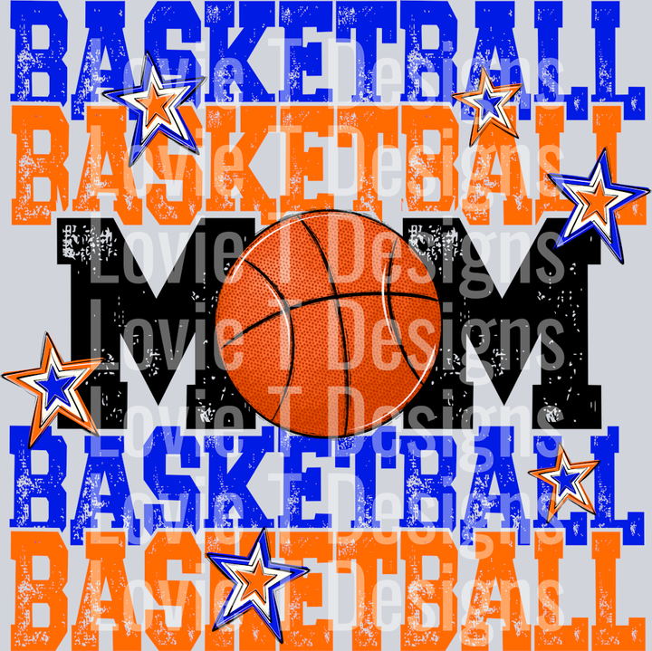 Basketball Mom_Orange ROYAL